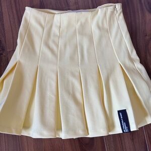 Yellow flowy  skirt